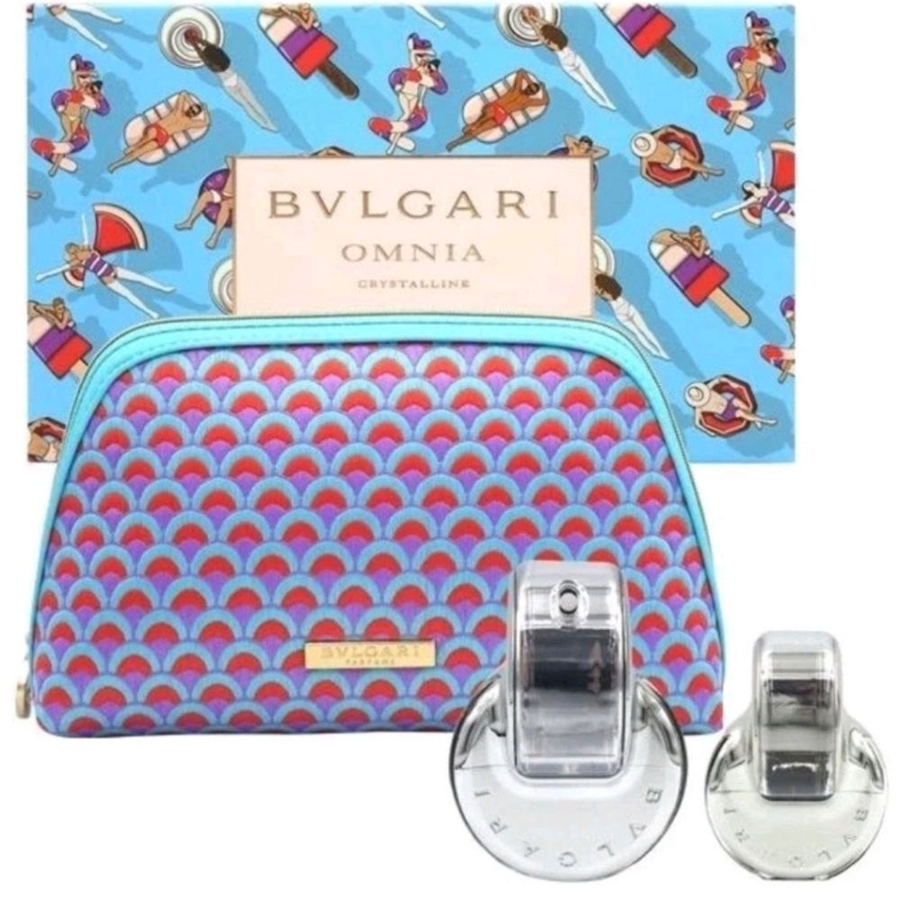 BVLGARI Green Tea Makeup Cosmetic Bag + Lotion Shampoo Conditioner Luxe GWP Set - Picture 13 of 13